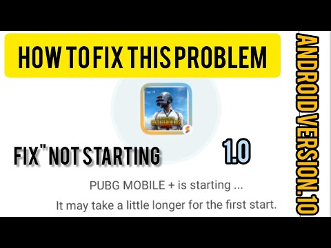 How to fix pubg not starting in vertual space android version.10