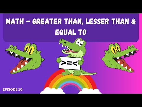 Greater Than, Less Than, and Equal To | Basic Math for Kids #education