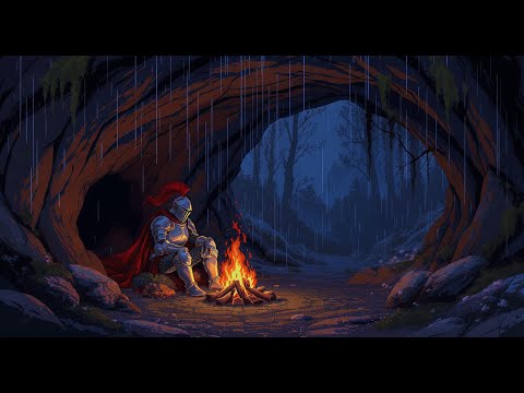 A Knight’s Pause 🎵 | Cozy Jazz in a Rainy Fantasy World