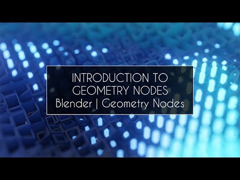 Introduction to Geometry Nodes | Blender | Geometry Nodes