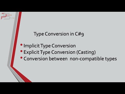 C# free Arabic course: Sec 3 Lesson 6 What's Datatype Conversion?