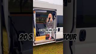 20 SECOND VAN TOUR | VAN CONVERSION WITH 5 BEDS #vanlifeconversion #vanlife #campervantour