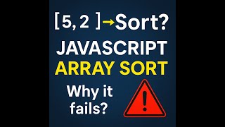 JavaScript Array Sort Explained 🔥 | Ascending, Descending & Interview Tricks