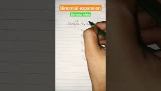 binomial theorem expansion form #math #binomial#ncert