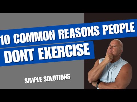 10 Commmon Reasons People Give For Not Exercising