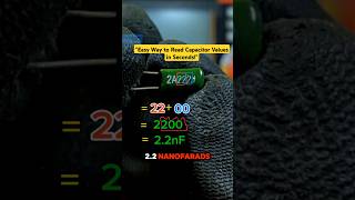 "Easy Way to Read Capacitor Values in Seconds!"#CapacitorTips #TechTricks #DIYElectronics #LearnTech