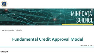 Group F Credit Approval Model