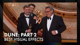 'Dune: Part Two' Wins Best Visual Effects | 97th Oscars Speech (2025)