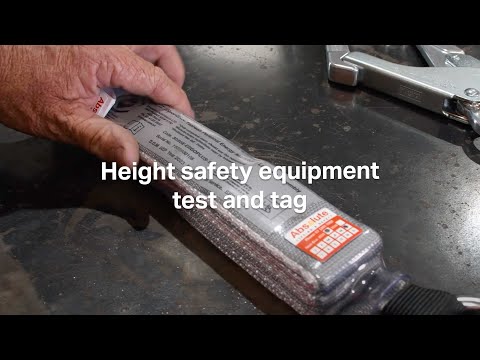 Height Safety Equipment test and tag 1