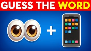 Can You Guess The WORD By Emojis? 🤔 Best Emoji Quiz 2025