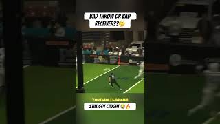 Was this a BAD THROW?? 🤔 #footballshorts #americanfootballplayer #football #nfl #footballseason