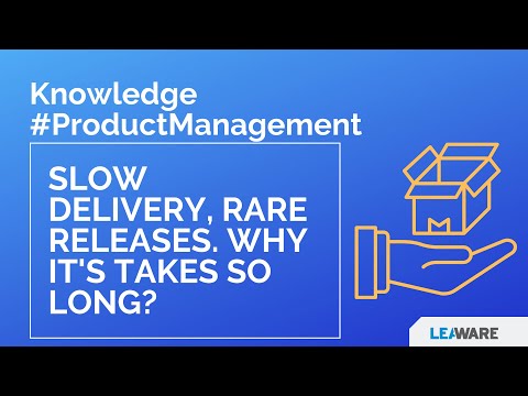 Slow delivery, rare releases. Why it's takes so long?