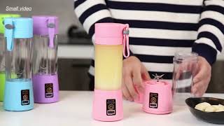 Portable Blender USB Portable Blender USB Personal Juicer Cup 6 Blades for Baby Travel 380ml