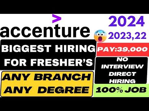 JOB VACANCY 2024, FRESHER JOB 2023, ACCENTURE HIRING 2023 | Accenture Recruitment for 2024,2023,2022