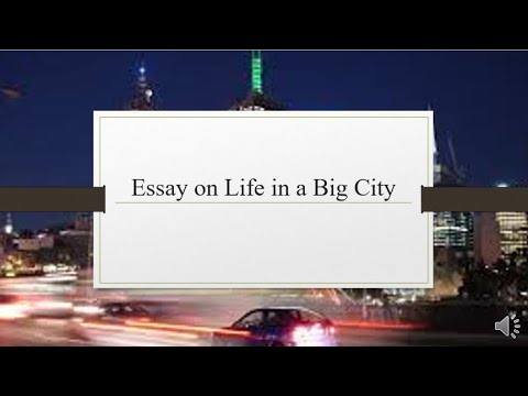 Essay Life in a Big City with quotations