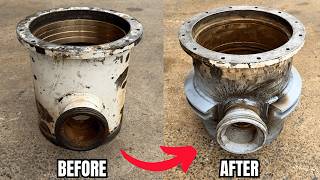 Machining a HEAVY DUTY Ring To Rescue a BUSTED Water Swivel!