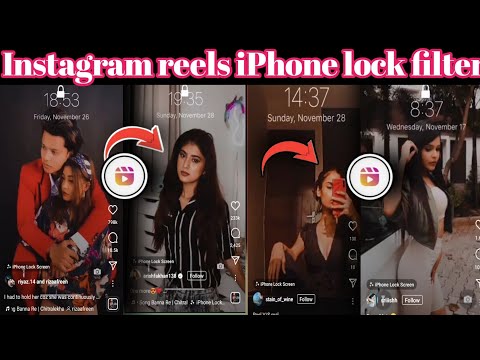 iPhone lock screen insta filter || how to Apply iPhone lock screen filter
