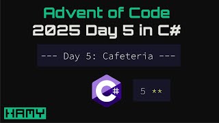 Advent of Code 2025 Day 5 in Functionalish C#