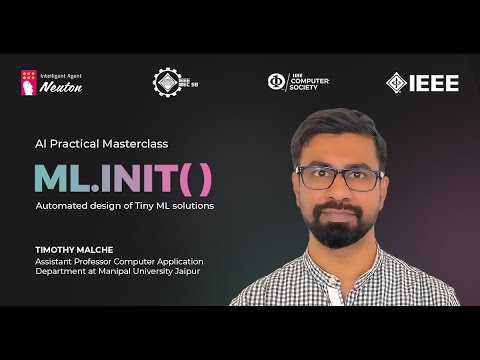 Practical session in an ML Workshop : "Automated design of TinyML solutions". Timothy Malche