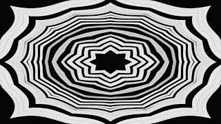 VJ Loops Kaleidoscope | Abstract Background Black & White - Vj loops Mandala