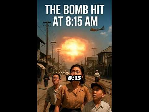 Hiroshima Nightmare in Daylight #shortsfeed #HiroshimaDaylightHorror #AtomicHistory