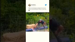 Junior Developers!🥷🏻😅😜 #shorts