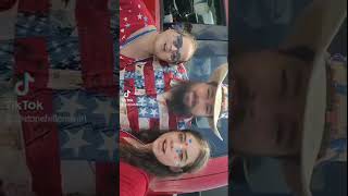 Patriotic Family Celebrates with American Pride#PatrioticFamily #AmericanPride