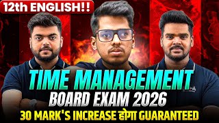 🔴4:30 AM LIVE Last Moment Planning Class 12th English Board Exams Board 2026