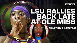 REACTION to LSU vs. Ole Miss 🚨 'ARE YOU NOT ENTERTAINED!?' - Chiney Ogwumike | SportsCenter