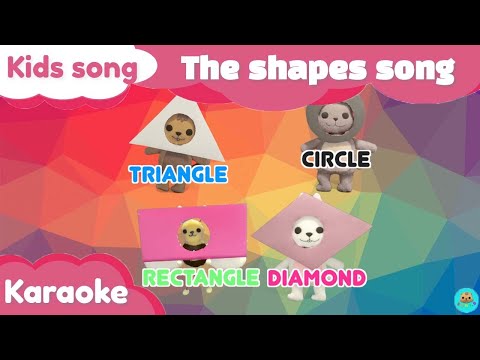 The shapes song - Karaoke! ㅣ Suni.B kids songs