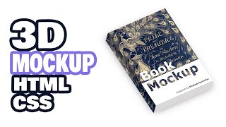 Create a 3D Book Mockup Using Only HTML & CSS 📓