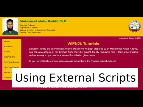 RV04:  Using external scripts