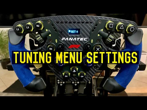 Fanatec Tuning Menu Guide (Tuning Instructions For All Fanatec Wheels)
