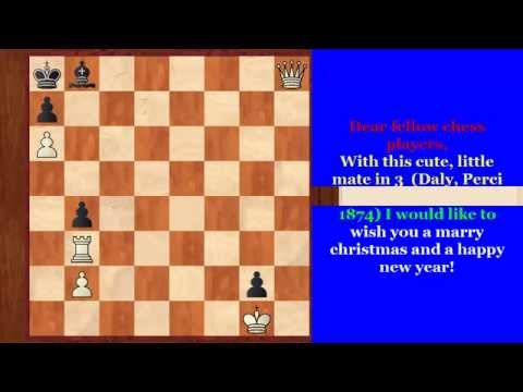 The Best Chess Puzzles #25 A cute mate in 3 for Xmas