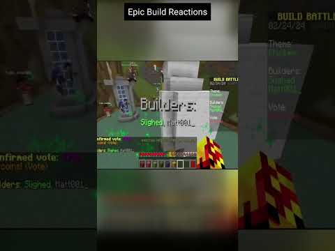 WhY are  #minecraft build battles so funny