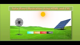 Solar Panel Illustration using HTML, CSS and JavaScript || Must Watch || Smartcode India