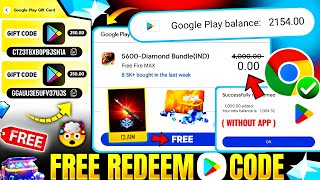 FREE REDEEM CODE INSTANT 2026 🤩 | HOW TO GET FREE GOOGLE PLAY STORE REDEEM CODES | REDEEM CODE APP