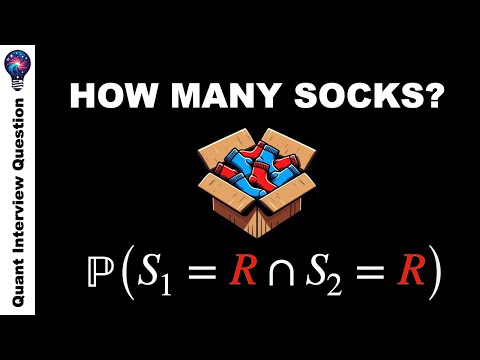 How Many Socks are in the Box? | Quant Interview Questions