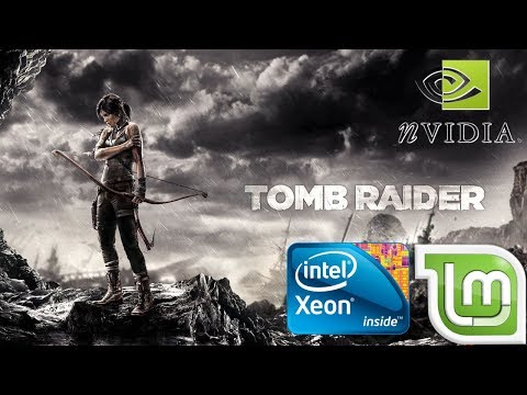 [Linux native gaming] gameplay Tomb Raider 2013 X5460 lga 775 GTX 750 1gb