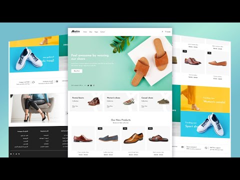 How to Create a Complete Responsive E-commerce Website using HTML CSS and JavaScript