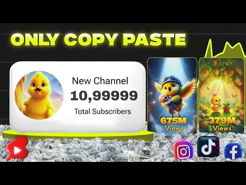 No Face & Voice! Copy paste video on youtube | Ai se video kaise banaye