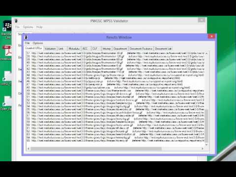 Running the WPSS Tool Validator