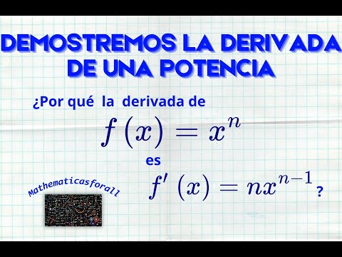 Derivada de una potencia