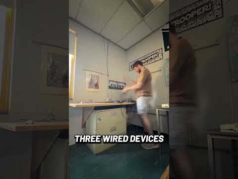 Let’s setup 2 desktops in this classroom #techsupport #cablemanagement #IT #techtok