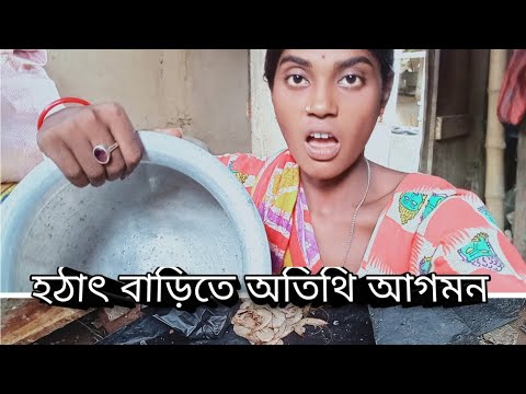 হঠাৎ বাড়িতে অতিথির আগমন//The sudden arrival of a guest in the house@কি করলাম? কোথায় গেলাম?