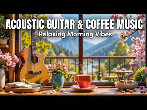 Relaxing Coffee Guitar Music | Peaceful Acoustic Guitar Coffee for a Bright Spring Morning