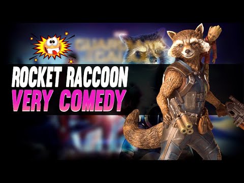 Rocket Raccoon Very Comedy And Avengers And Garden Of The Galaxy