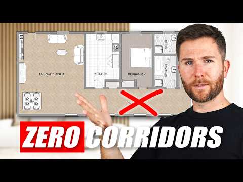 I Designed This 2-Bed Apartment With ZERO Corridors — Would You Live Here?
