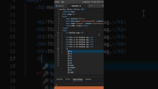 All Heading tags in HTML