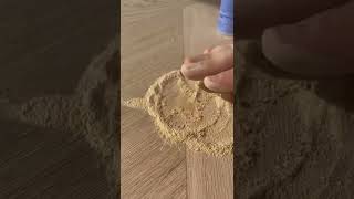 Have you tried the sawdust and glue woodfiller method? Video by: @stonecitywoodworks